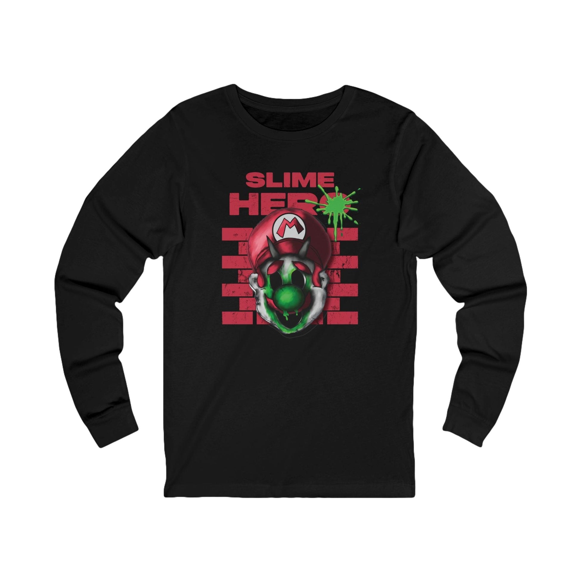 Slime Hero Slime Splatter Long Sleeve Tee